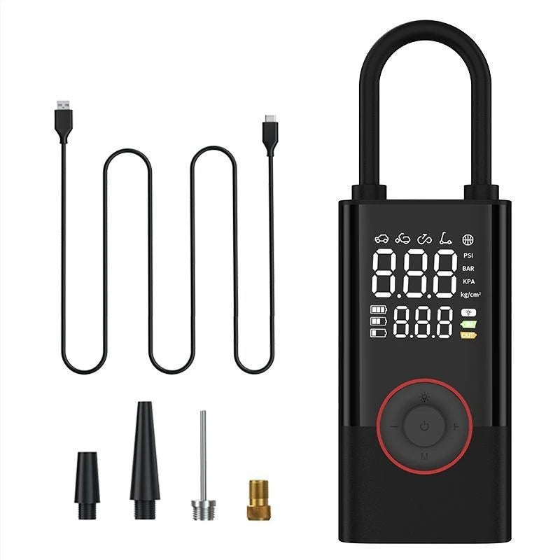 Tire Inflator Portable Air Compressor with Digital Pressure Gauge for Car