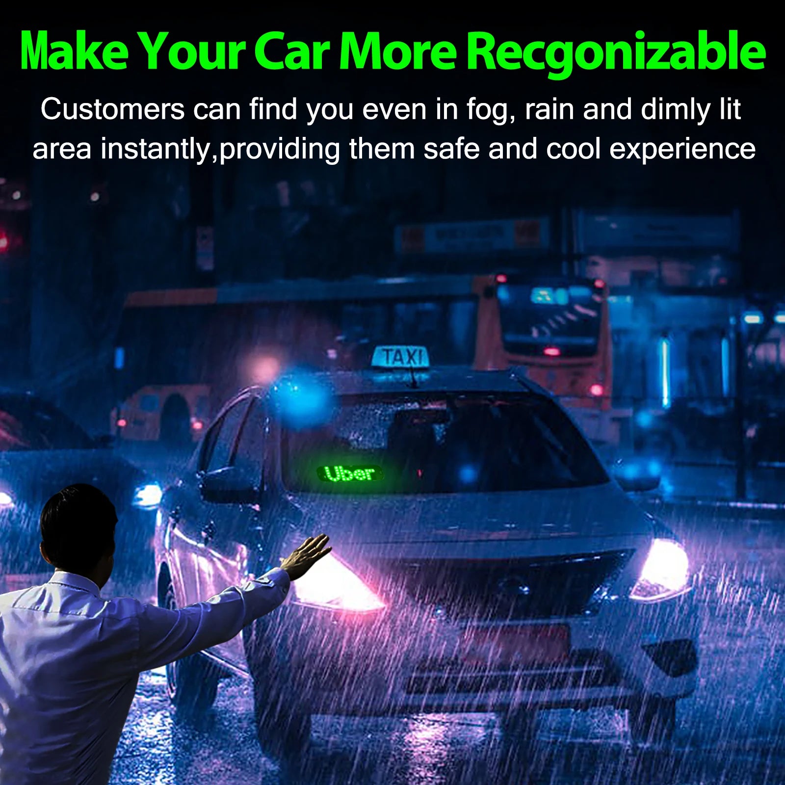 Signal Lamp Lyft Logo Light Lyft LED Cab Panel Indicator Lights Signal Lamp Lyft Decoration Lamp