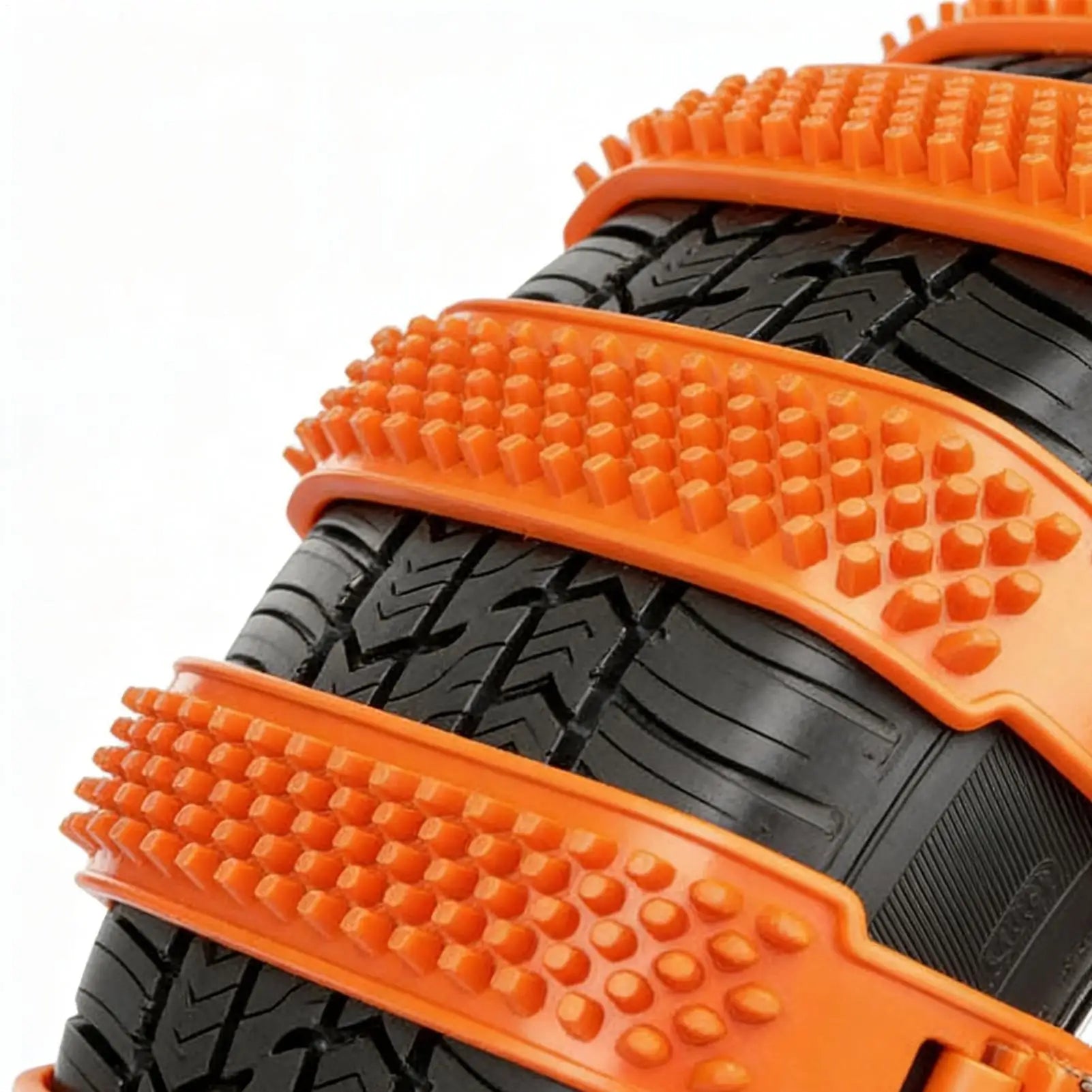 10 Pieces Snow Tire Straps Adjustable Anti-Skid Car Grips