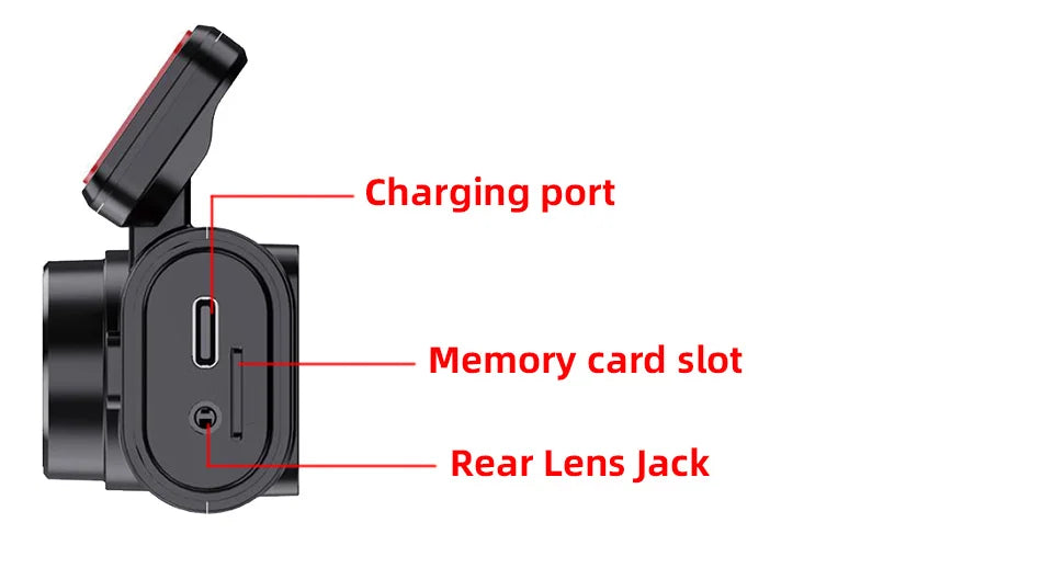Dash Cam WIFI GPS Mini CAR DVR Front 4K And Rear 1080P Dual Lens Black Box Room Camera Night Vision 24H Parking Monitor