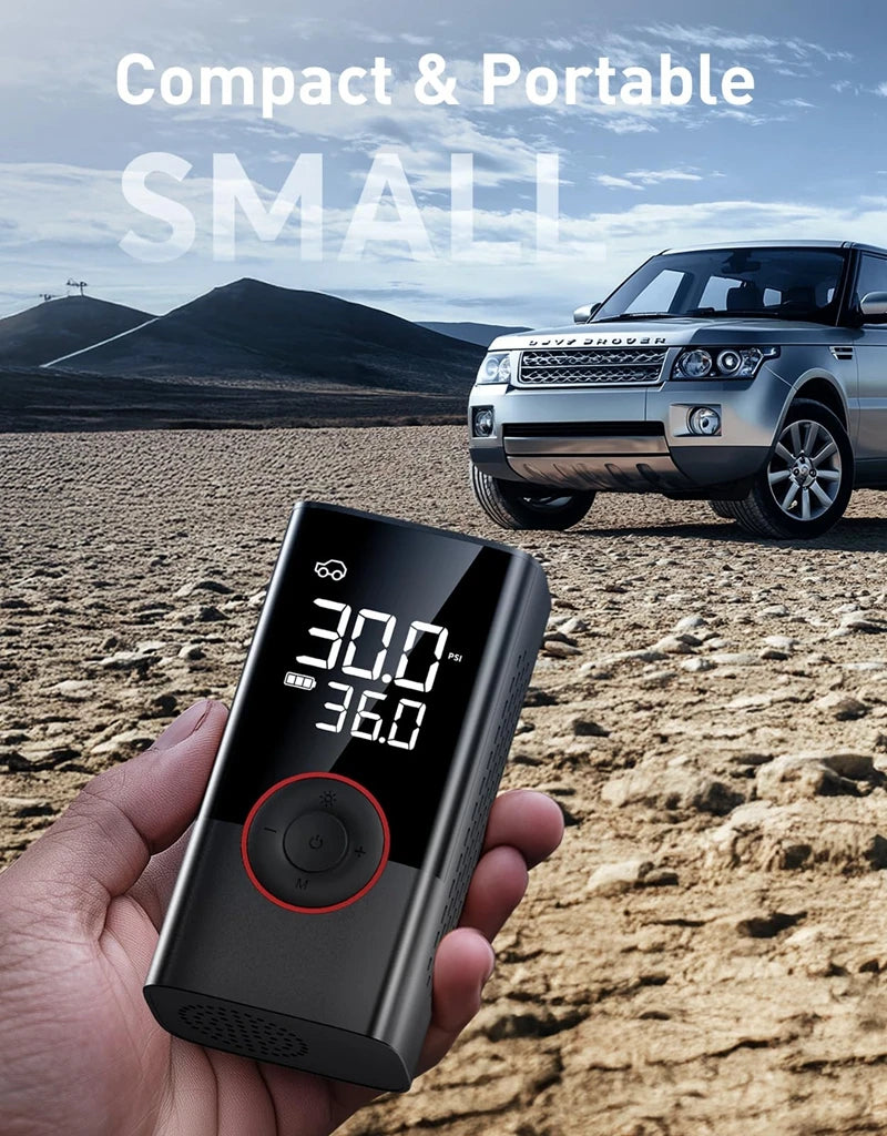 Tire Inflator Portable Air Compressor with Digital Pressure Gauge for Car
