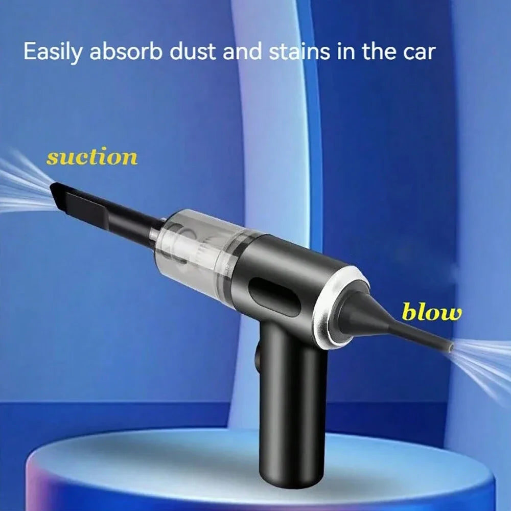 1pc Wireless Vacuum Cleaner Dual Use for  Car 120W High Power