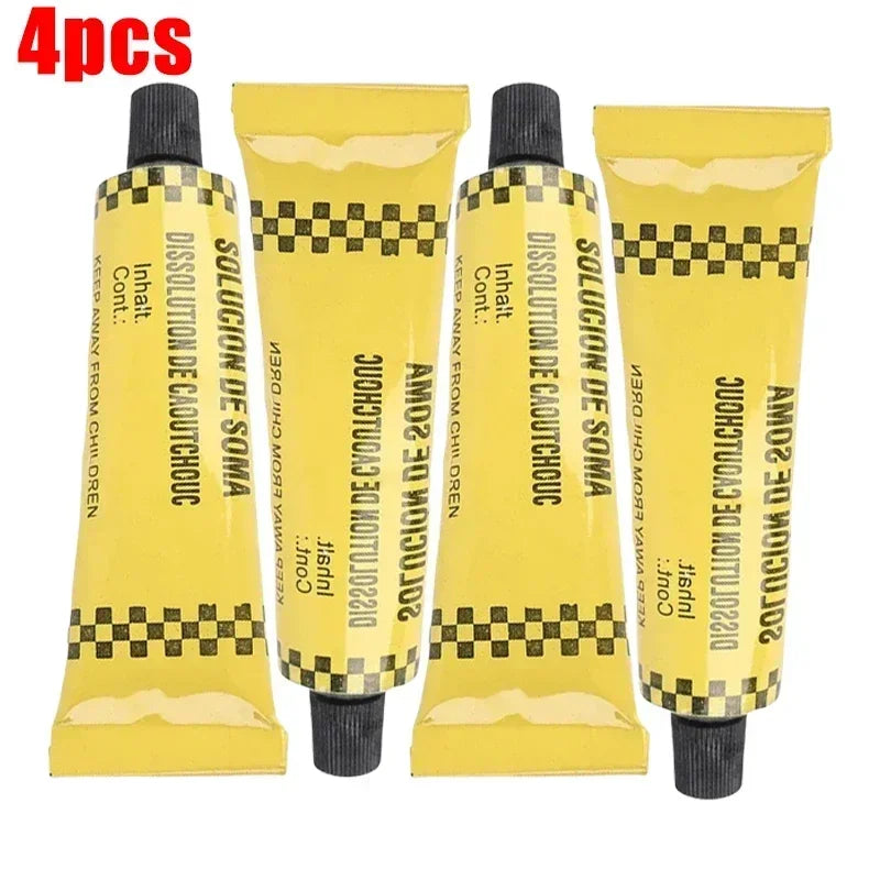 Car Tire Repair Tool Kit with Rubber Strips Tubeless Tyre Puncture Studding Plug Set Motorcycle Truck Vacuum Tire Repair Tool