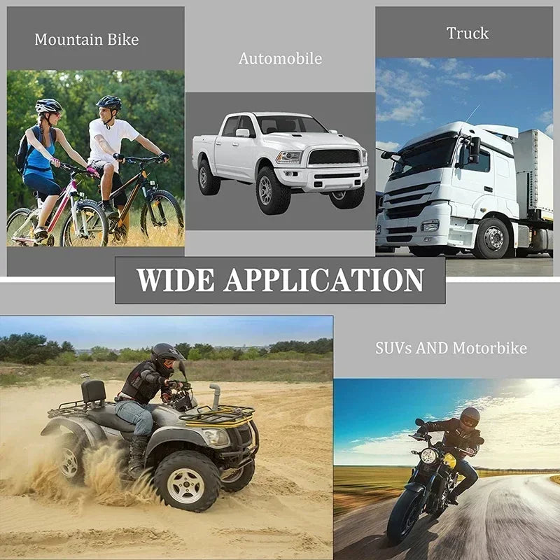 Car Tire Repair Tool Kit with Rubber Strips Tubeless Tyre Puncture Studding Plug Set Motorcycle Truck Vacuum Tire Repair Tool