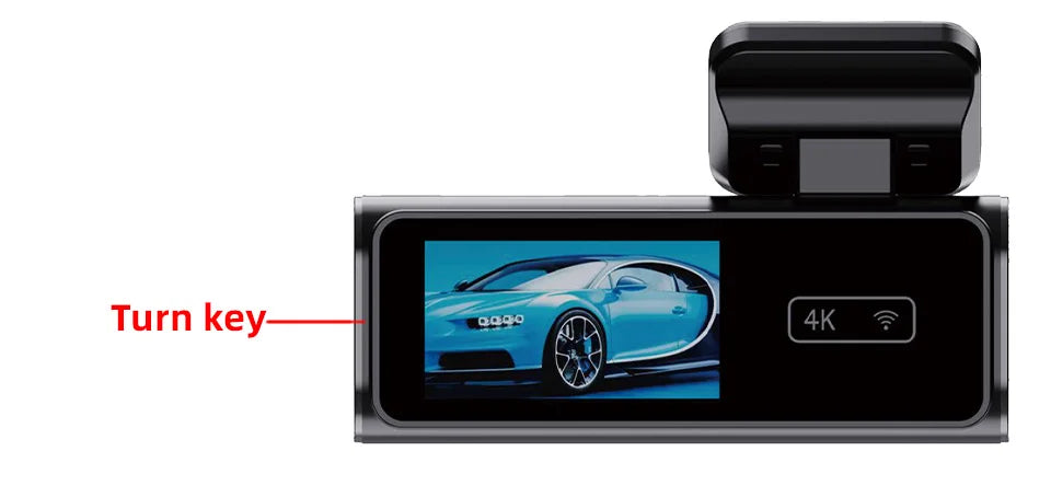 Dash Cam WIFI GPS Mini CAR DVR Front 4K And Rear 1080P Dual Lens Black Box Room Camera Night Vision 24H Parking Monitor