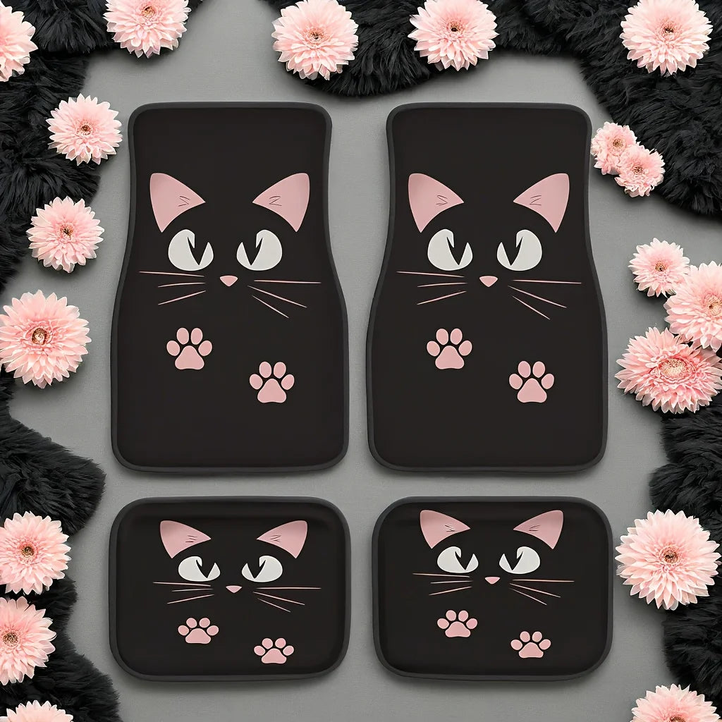 2/4pcs Car Anti-skid Mats,Car Carpets,Cute universal for all cars