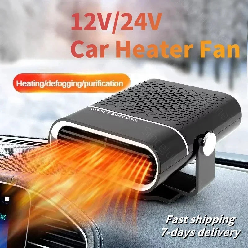 Portable Car Heater Car 12V Heater 24V Car Heater Windshield Automatic Defogging Defrost Heater Fast Heating 2026 New