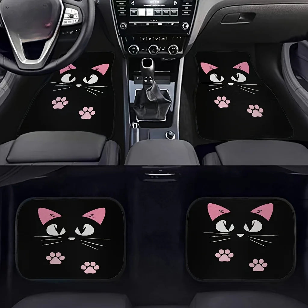 2/4pcs Car Anti-skid Mats,Car Carpets,Cute universal for all cars